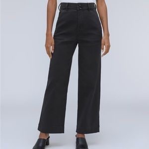 The Organic Wide-Leg Pant - Black 29